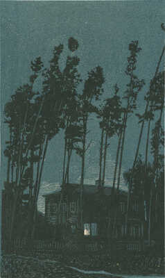 Павлов Иван Николаевич. Лот из 12 линогравюр 1919 г. и фотографии художника в папке: